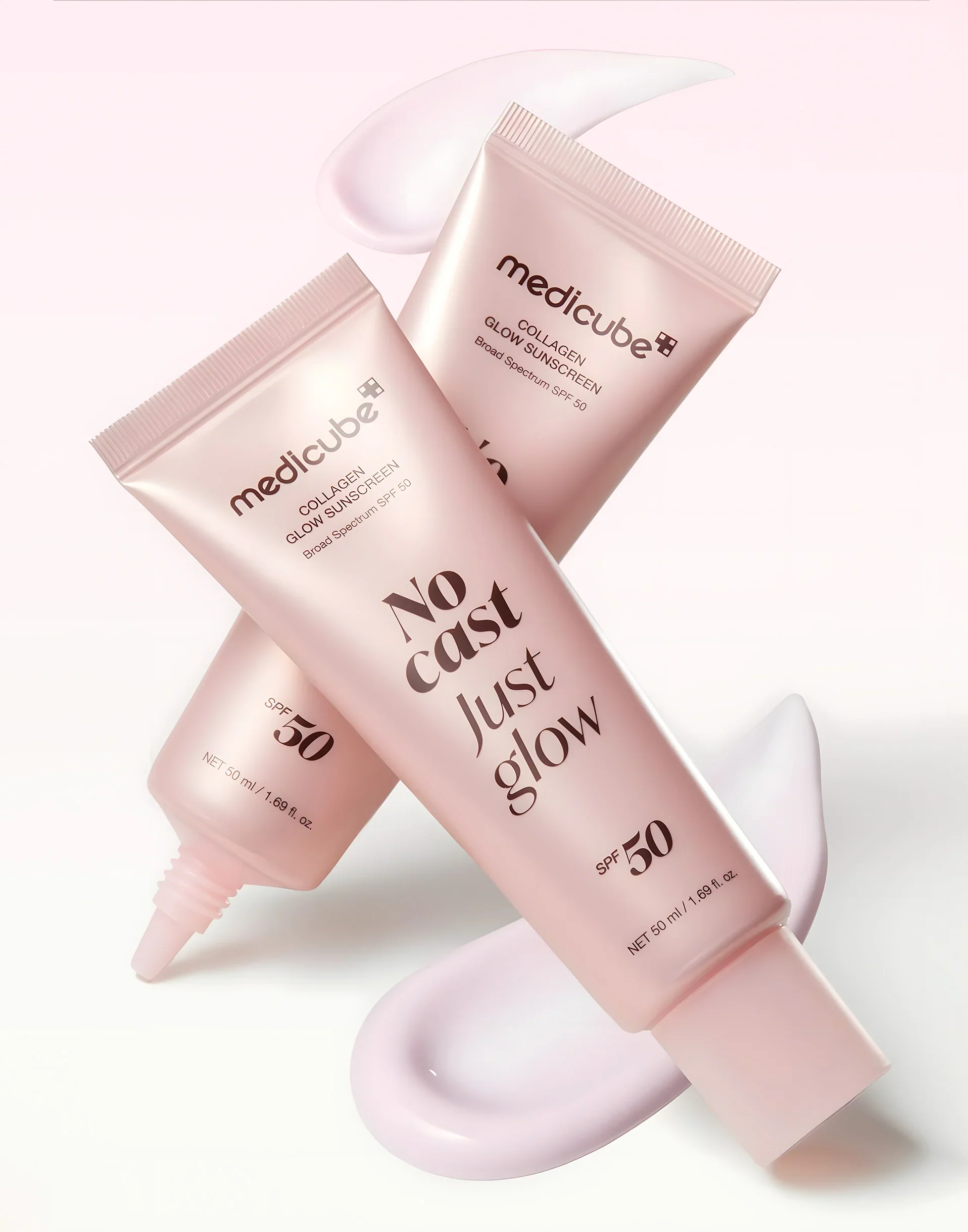 002_MC_NOCASTJUSTGLOW_COLLAGENSUNSCREEN_HITIMPORT.webp medicube no cast just glow spf 50 - Image 1