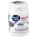 Dontodent Chewing gum, White Cassis, sugar-free, 50 pieces