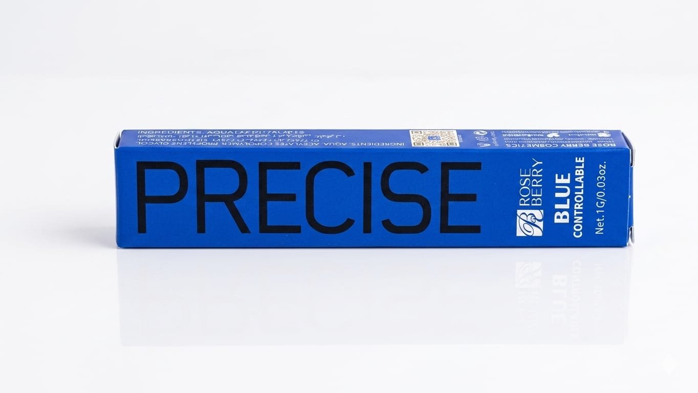 08368739-cc9b-4f1e-807b-c1c079588d68.jpg Rose Berry Precise Blue Controllable Eyeliner - Image 1