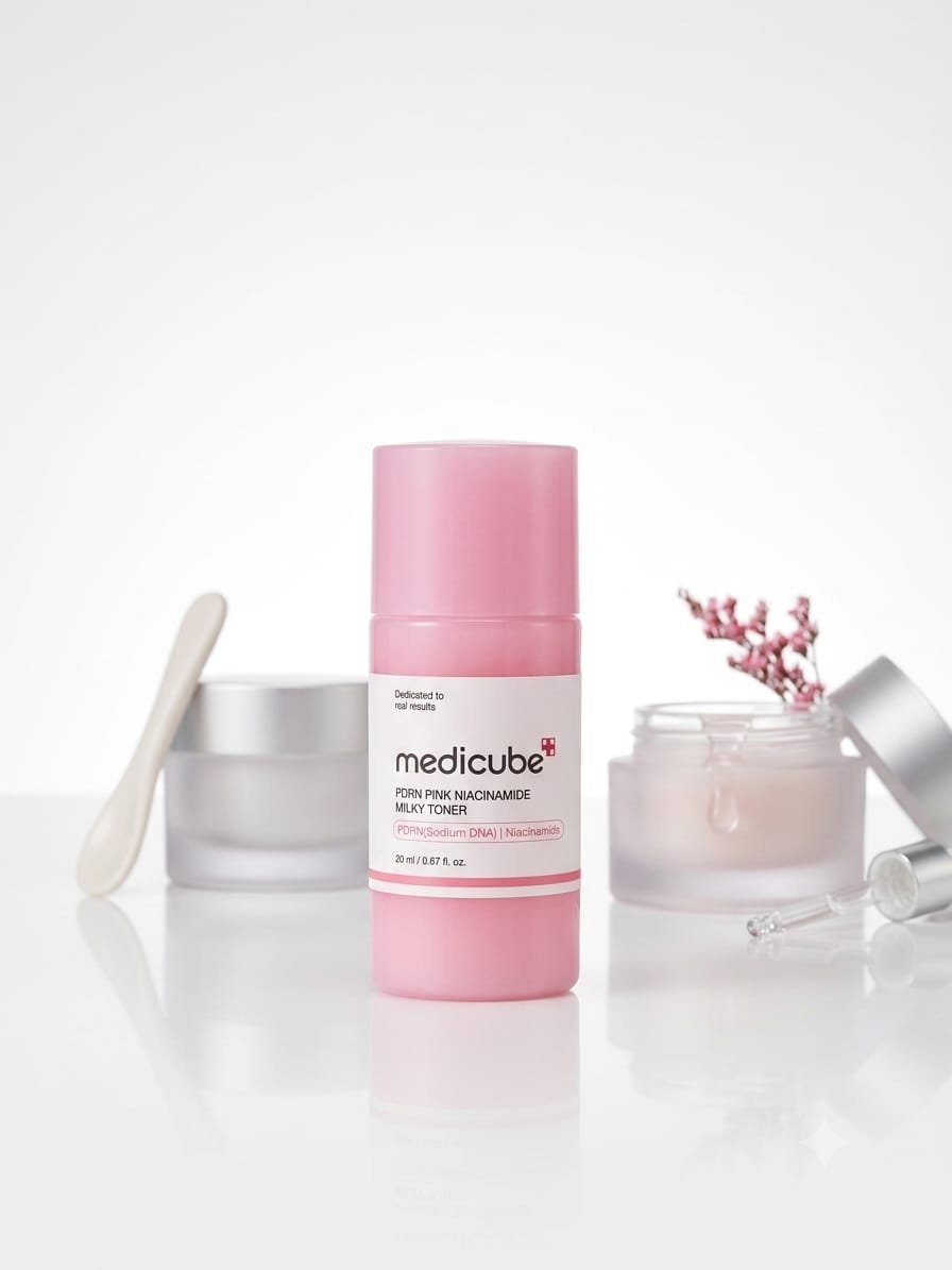 0ea983ea-6b93-481d-ac21-e73945142986.jpg Medicube PDRN Pink Niacinamide Milky Toner mini size - Image 1