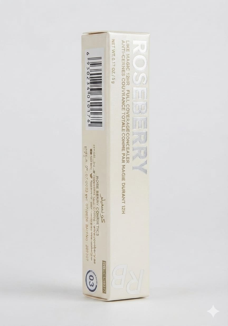 4347422b-8920-40b0-aad1-000c8934ebd0.jpg Rose Berry Like Magic 12HR Full Coverage Concealer - Side Details - Image 1