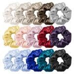 satin scrunchies 14 pieces