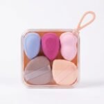 Heart Powder Puff Set with Box