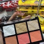 rose berry blusher& highlighter pallette  no 01