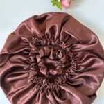 Satin Bonnet and Scrunchie Set بونييه+سكرنش الوان  عشوائي اصدار مصرى